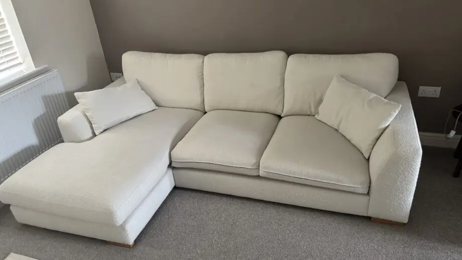 DFS Calix Ivory Sofa