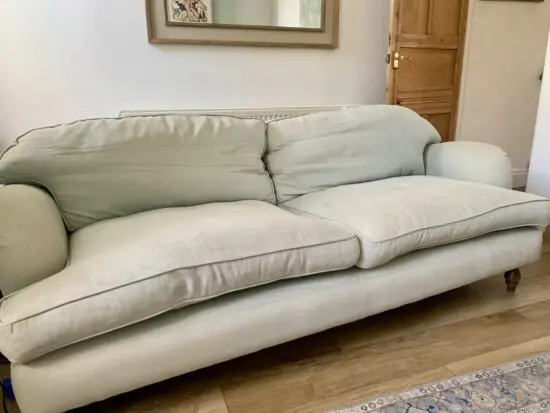 Pale blue Sofas & Stuff 3 seater sofa