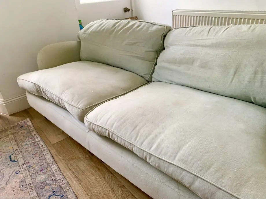 Pale blue Sofas & Stuff 3 seater sofa