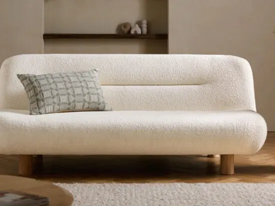 Casual Boucle Oyster Natural Otis Sofa Bed