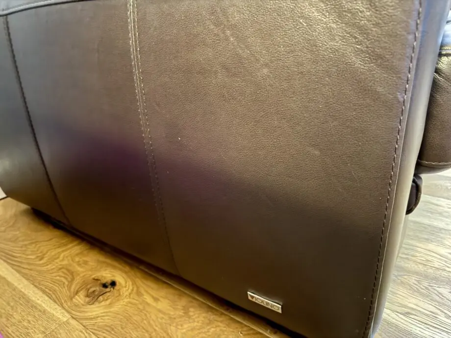 2 seater leather sofa