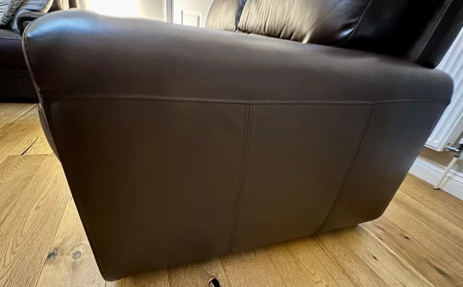 2 seater leather sofa