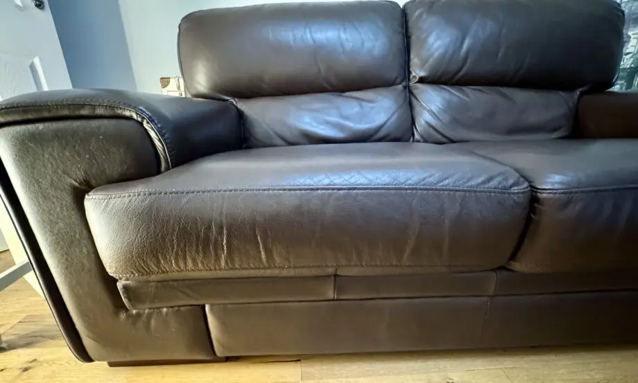 2 seater leather sofa