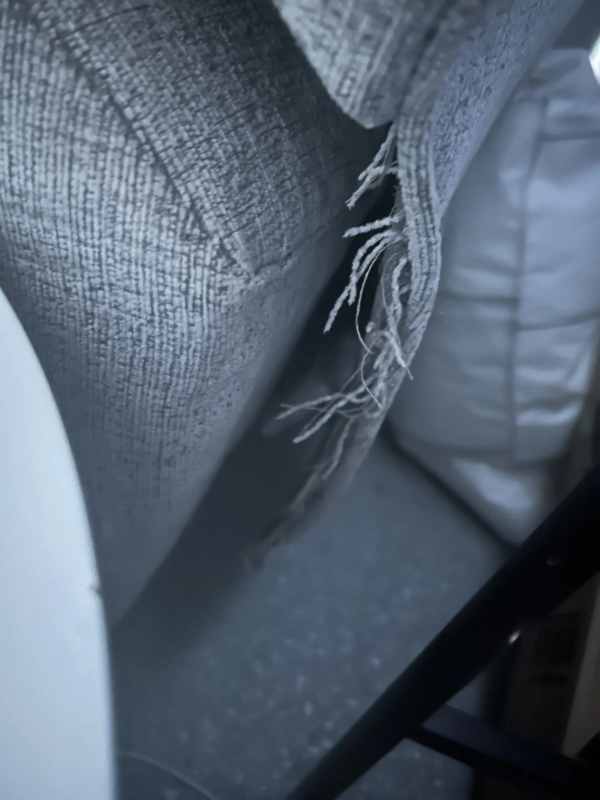 SCS Grey Living Cloud Fabric 4 Seater Curved Recliner Sofa