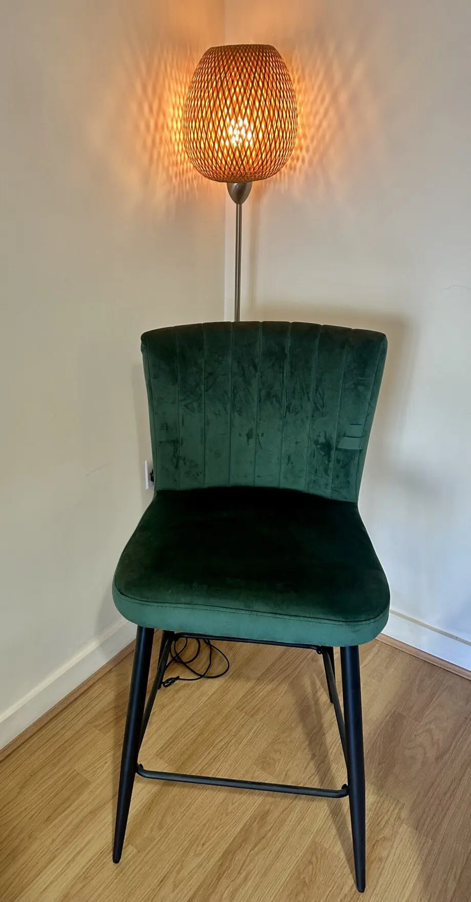 Dunelm Emerald Green Chair Stool