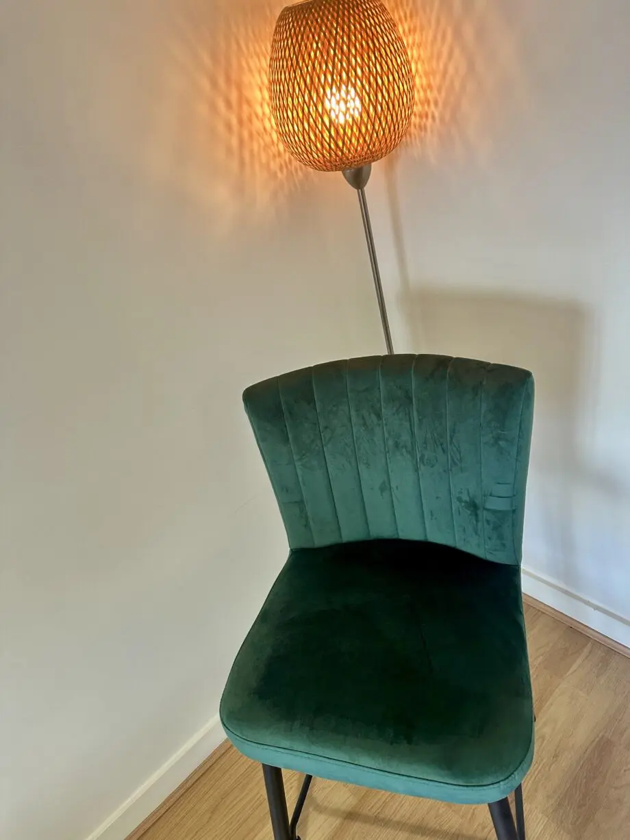 Dunelm Emerald Green Chair Stool