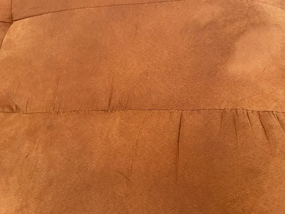 Urban outfitters XL Greta Tan Faux Leather Sleeper Sofa
