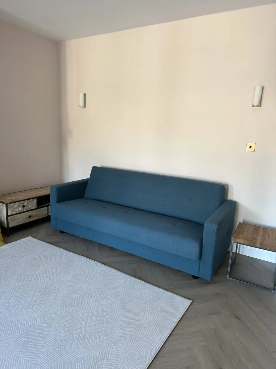 Made Blue click Clack Sofa bed