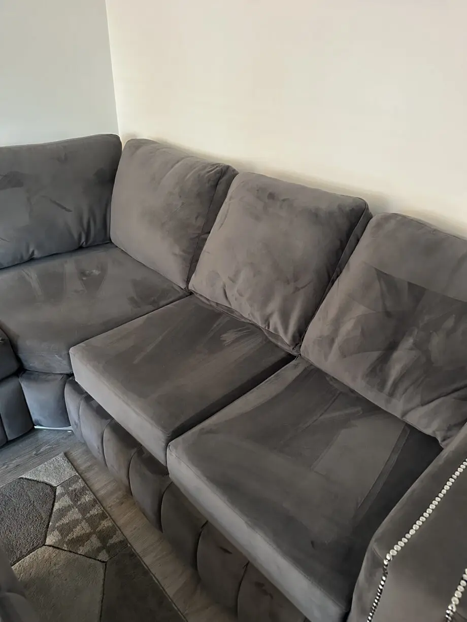 Corner sofa and swivel chair