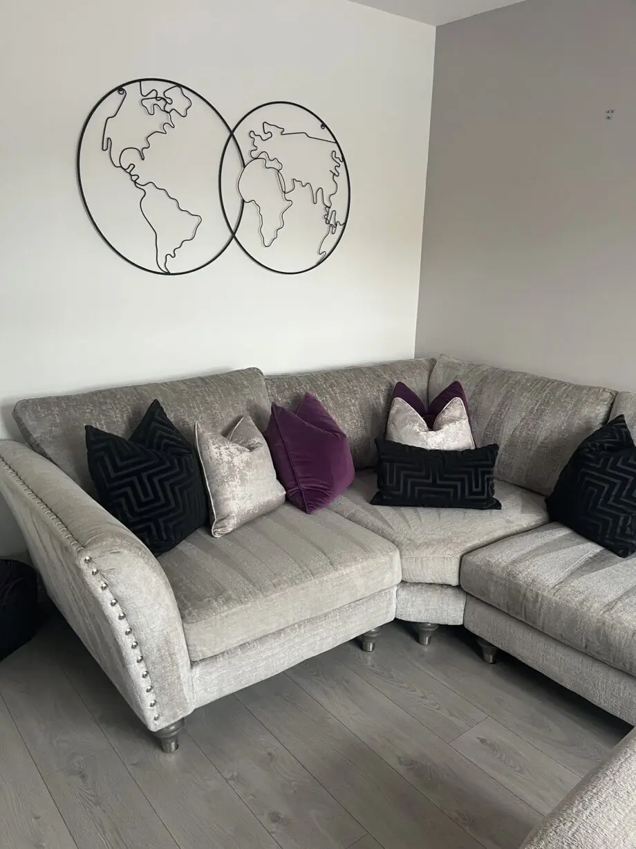 DFS Lawrie Corner Sofa (2 corner 1) with Storage Footstool