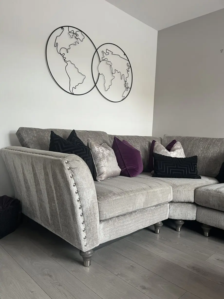 DFS Lawrie Corner Sofa (2 corner 1) with Storage Footstool