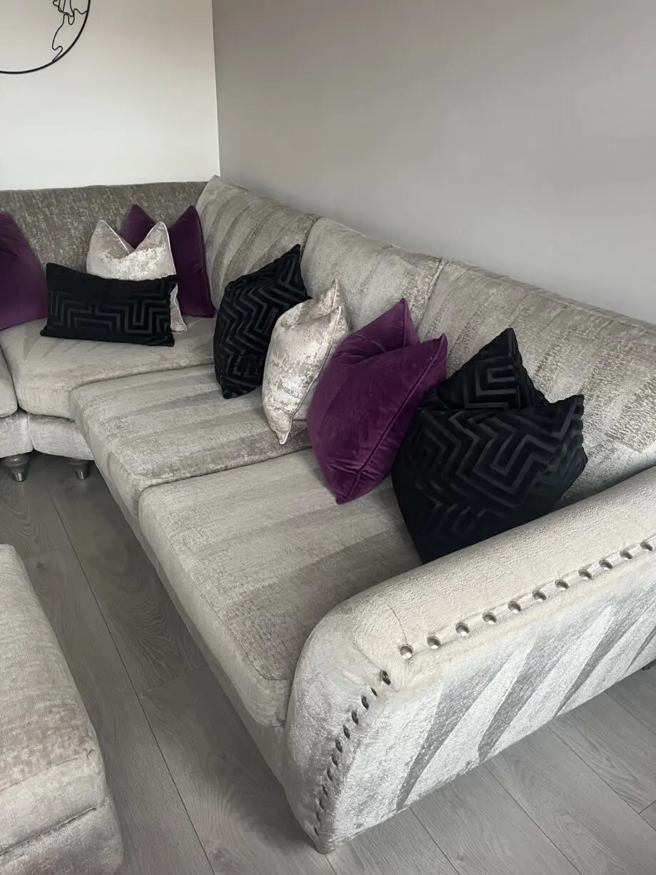 DFS Lawrie Corner Sofa (2 corner 1) with Storage Footstool