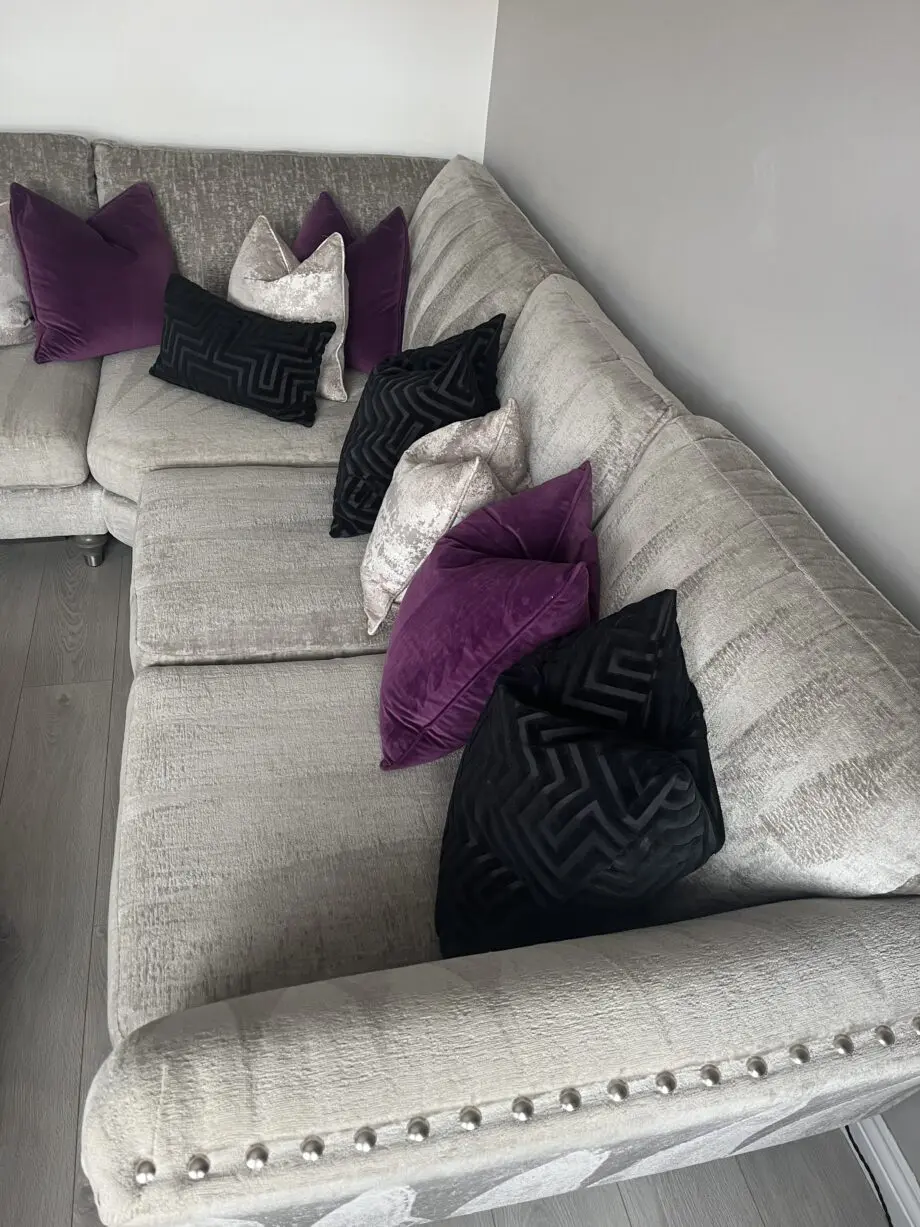 DFS Lawrie Corner Sofa (2 corner 1) with Storage Footstool