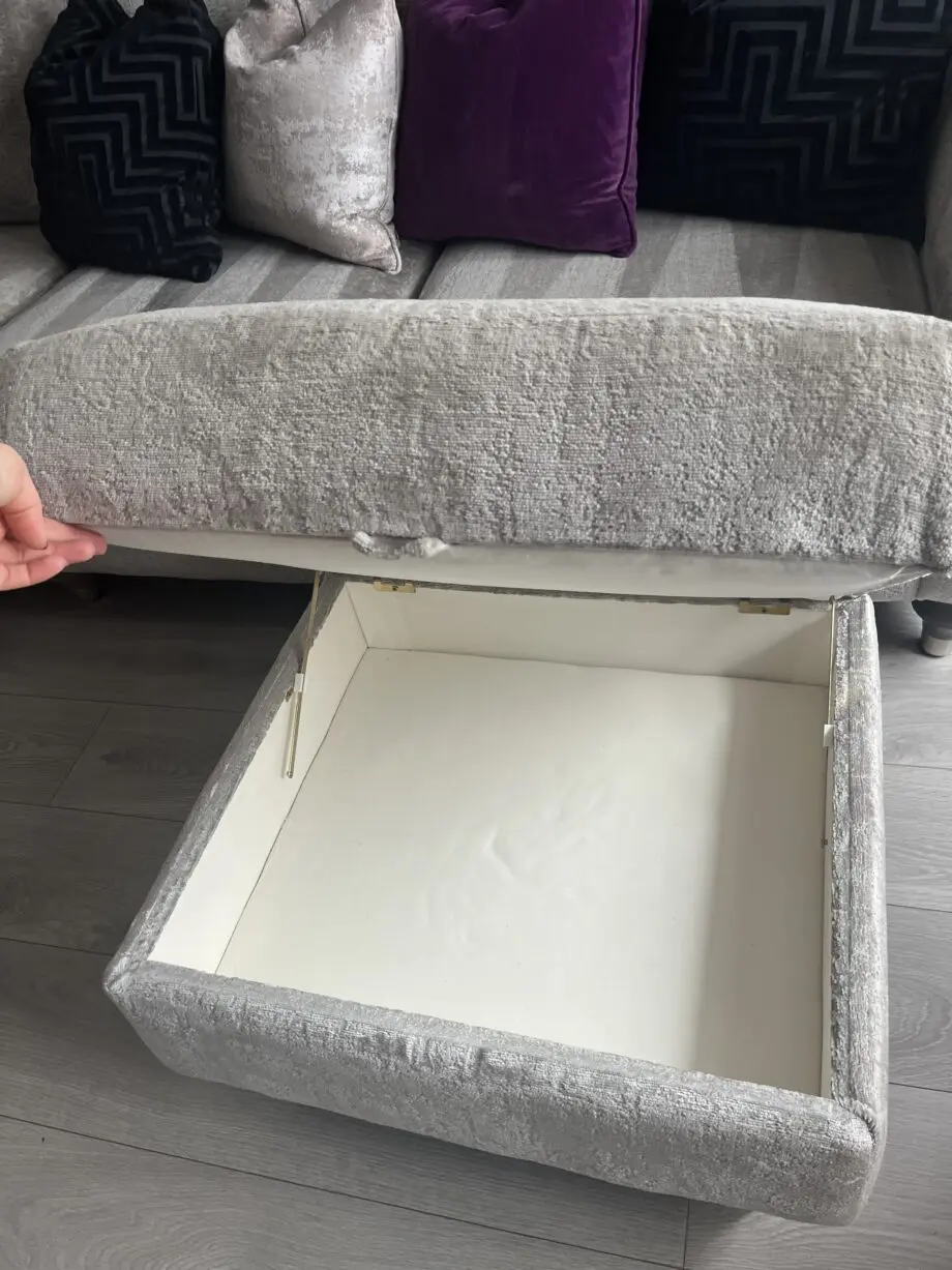 DFS Lawrie Corner Sofa (2 corner 1) with Storage Footstool
