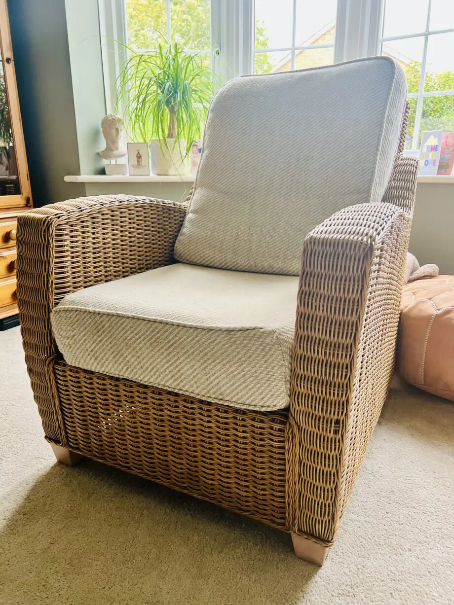 Armchair - Wood & Cane super comfortable Armchair