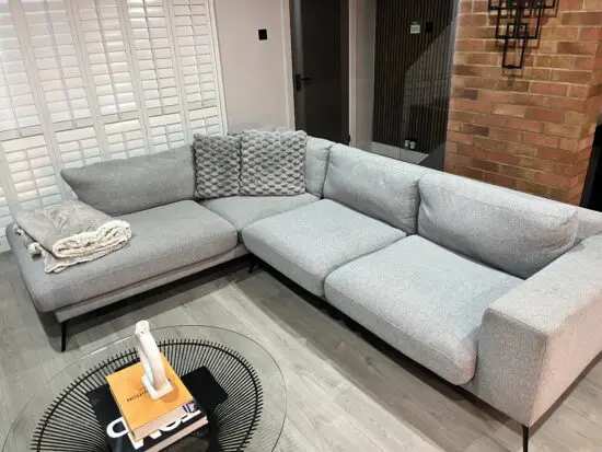 DFS right facing Lexia corner sofa