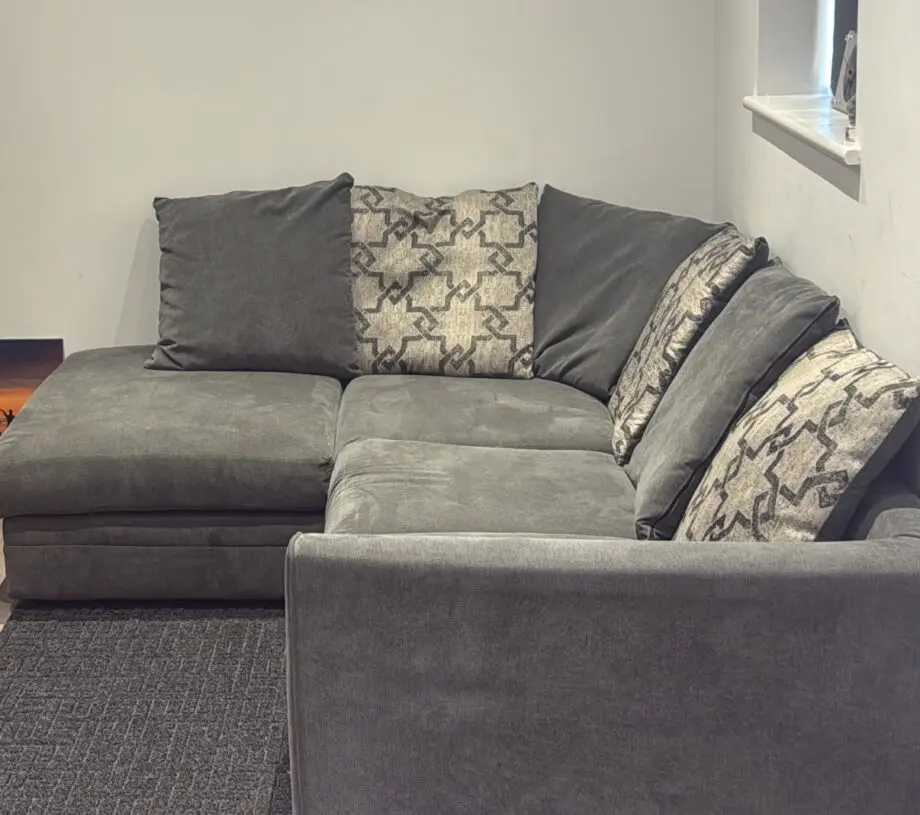 Dunelm Grey Corner Sofa