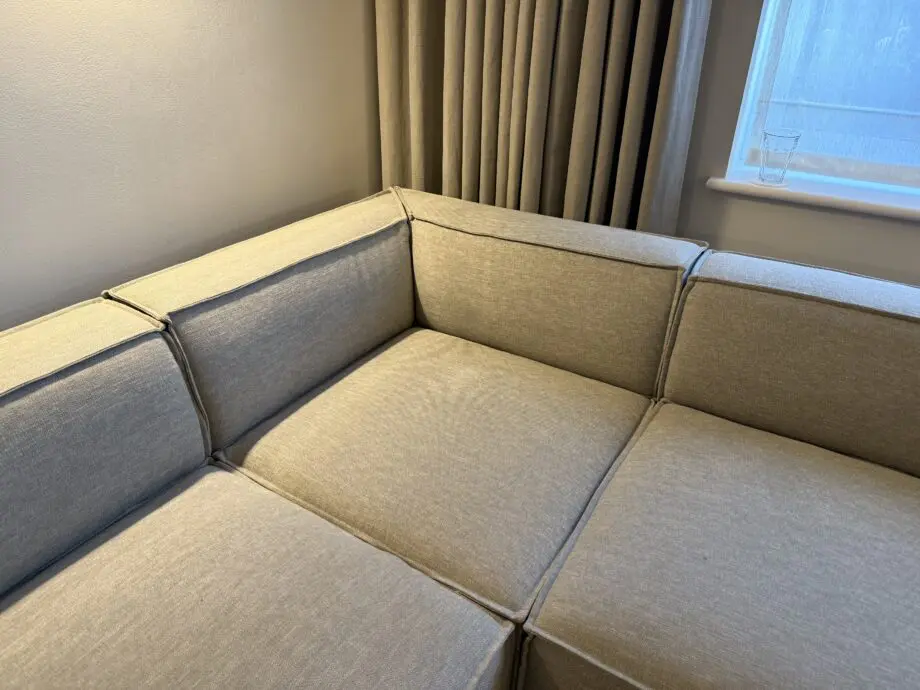 Swyft Model 3 Corner Sofa with x2 Model 3 Ottoman.