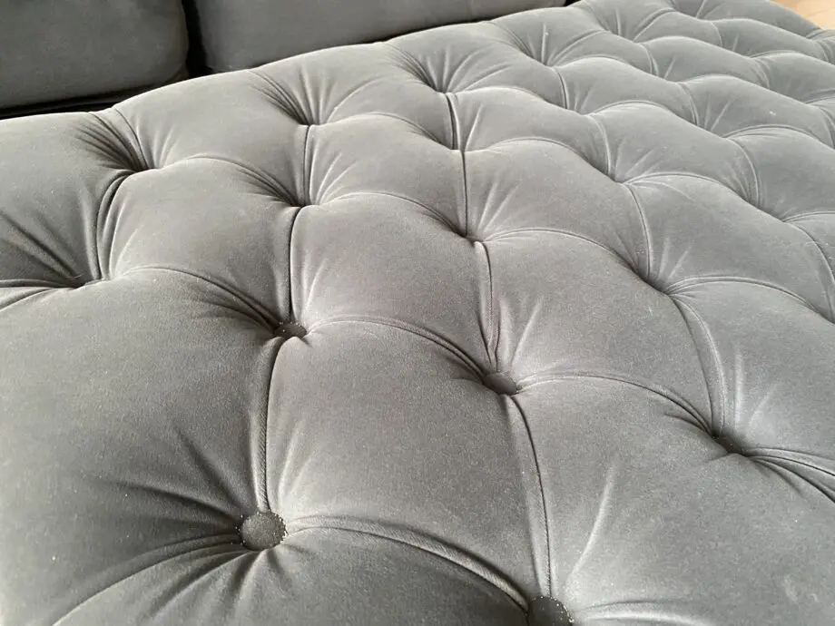 Oak Furnitue charcoal Chesterfield Sofa