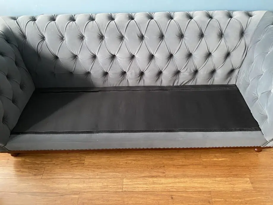 Oak Furnitue charcoal Chesterfield Sofa
