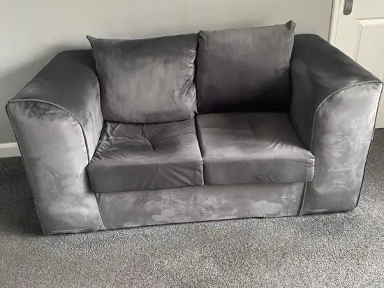 3+2 seater sofas and footstool