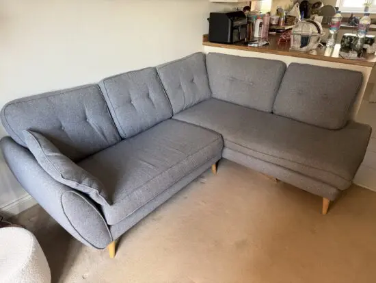 French Connection Corner Sofa (Grey Zinc)