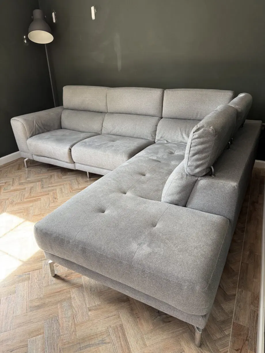 DFS Grey Recliner Corner Sofa