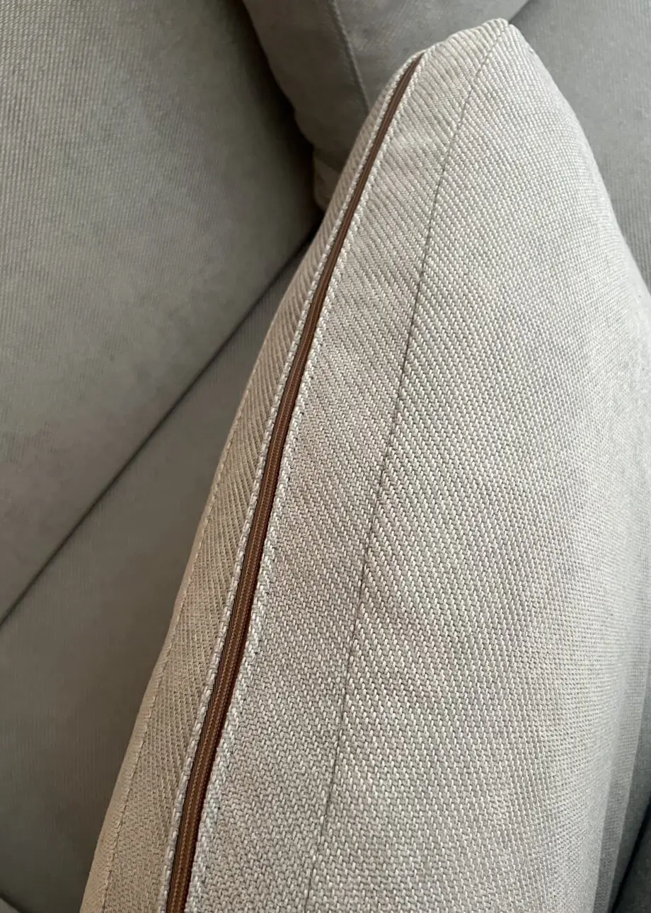 Comfy grey two seater sofa