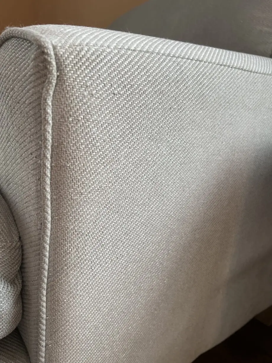 Comfy grey two seater sofa