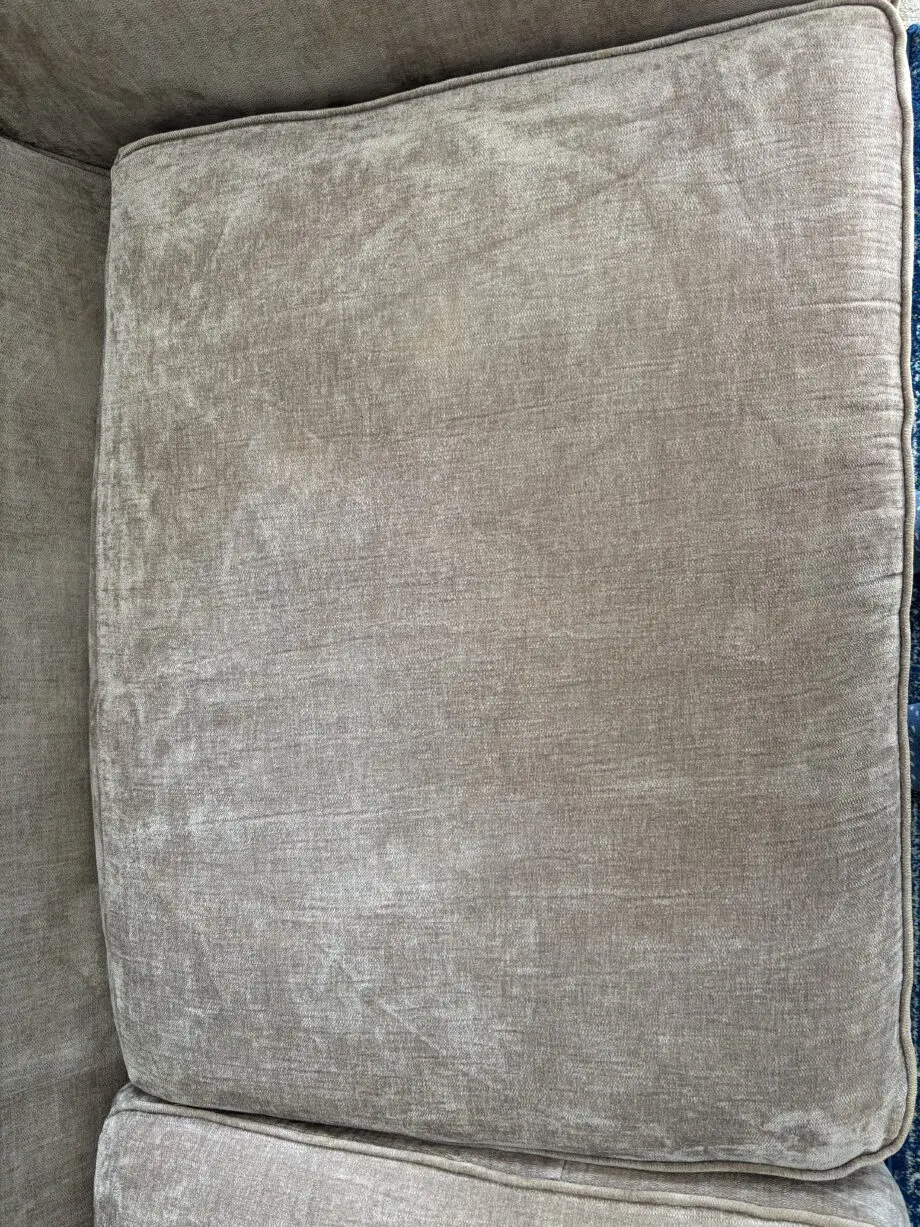 Furniture village annalise 4 seater sofa with scatter back cushions and large storage Footstool