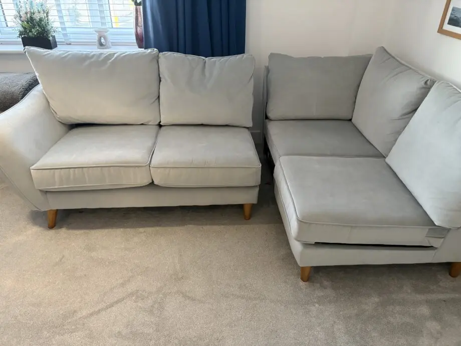 SCS light grey full sofa set
