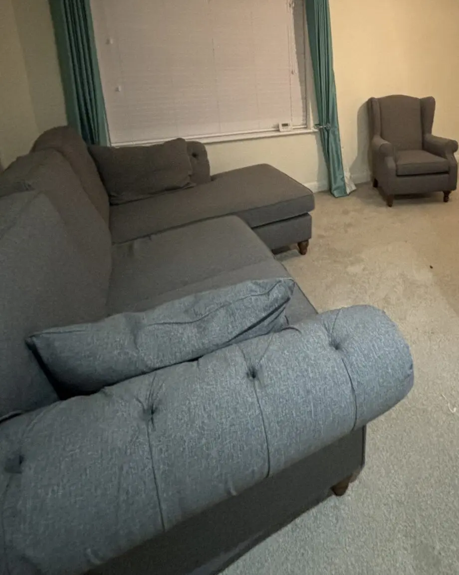 Next Gosford High Back Corner Sofa Grey