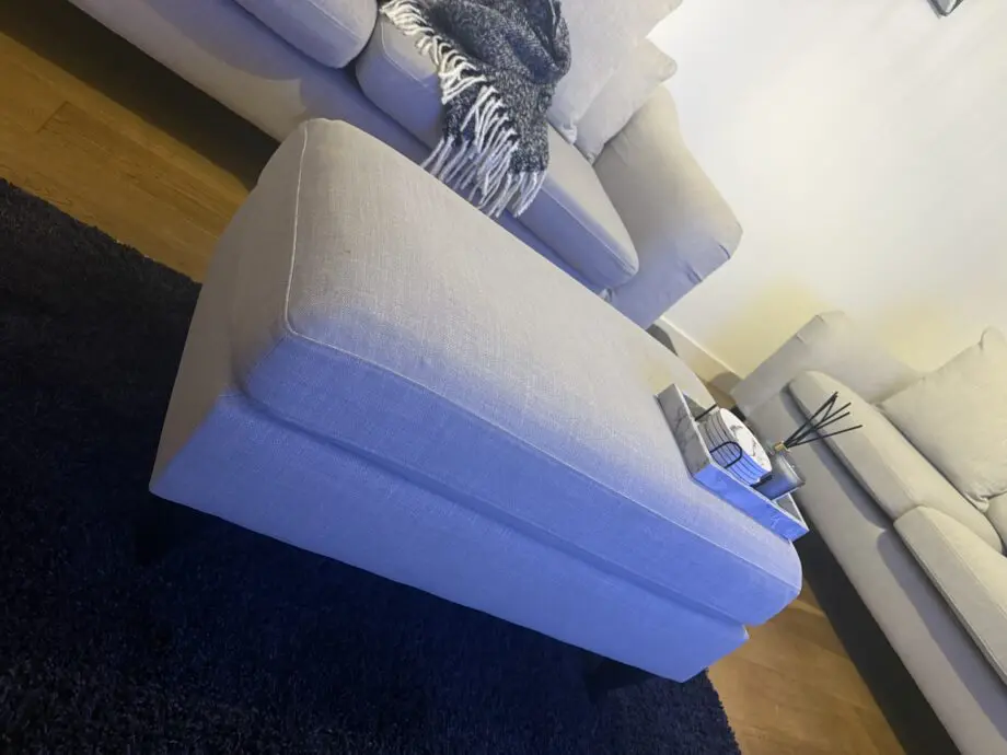 3 and 2 seater sofas with footstool