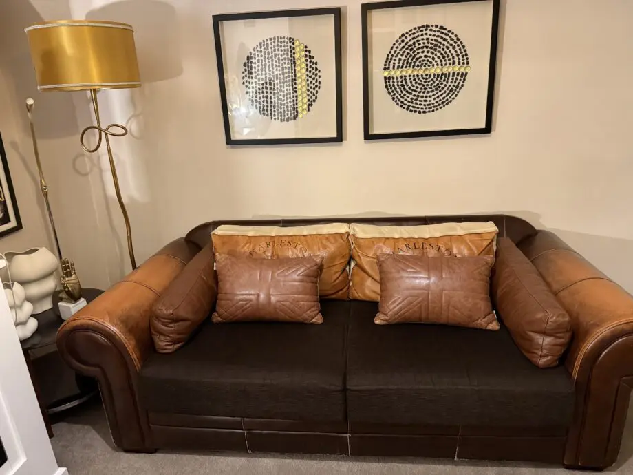 Harveys brown 3 seater sofa