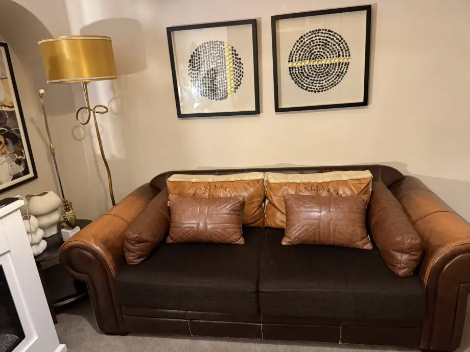 Harveys brown 3 seater sofa