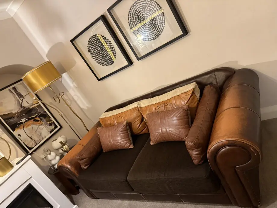 Harveys brown 3 seater sofa