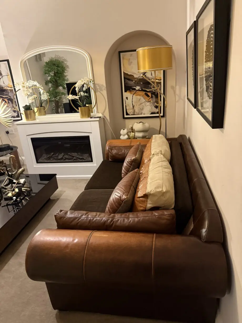 Harveys brown 3 seater sofa
