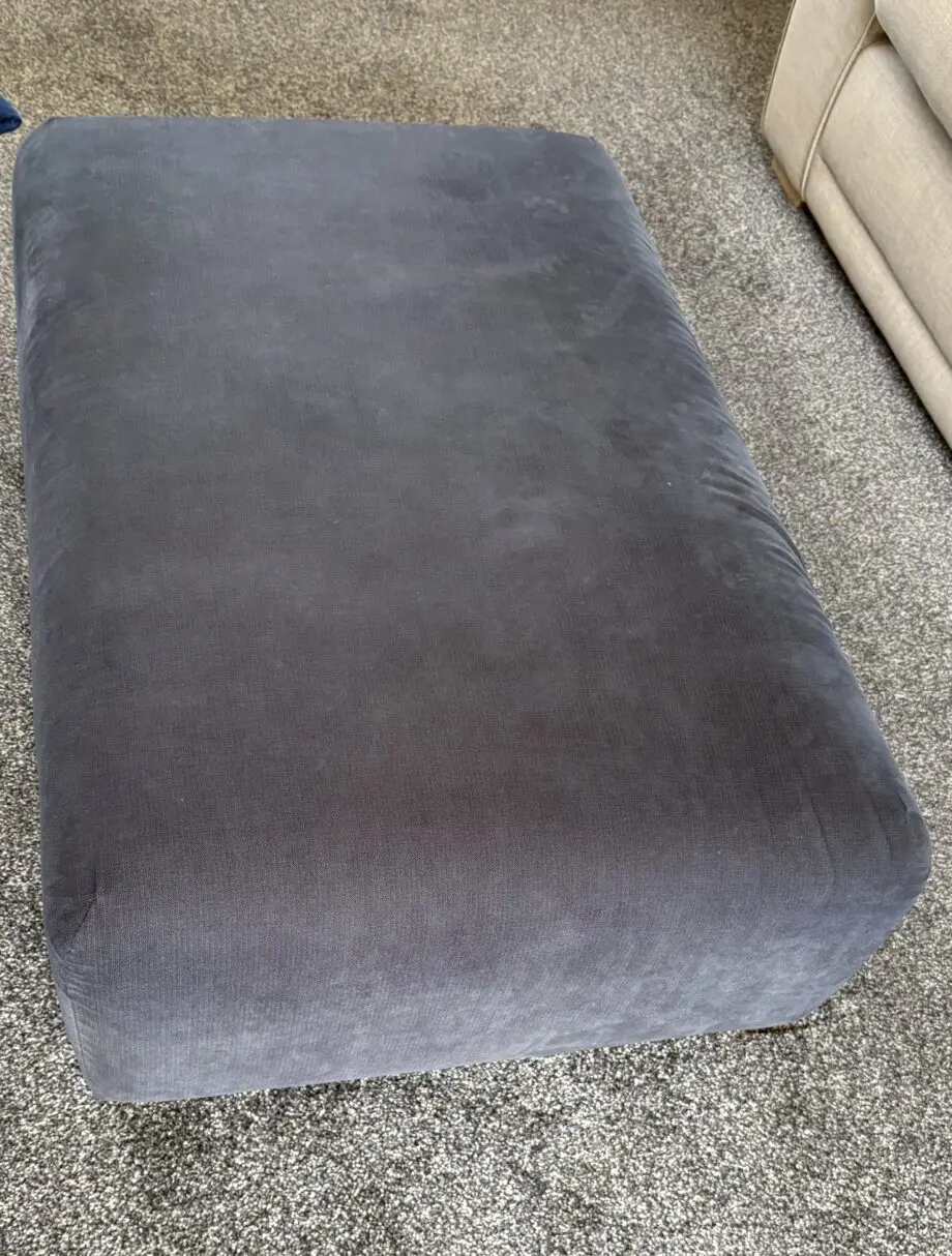DFS Silver Kian Sofa Set + Footstool