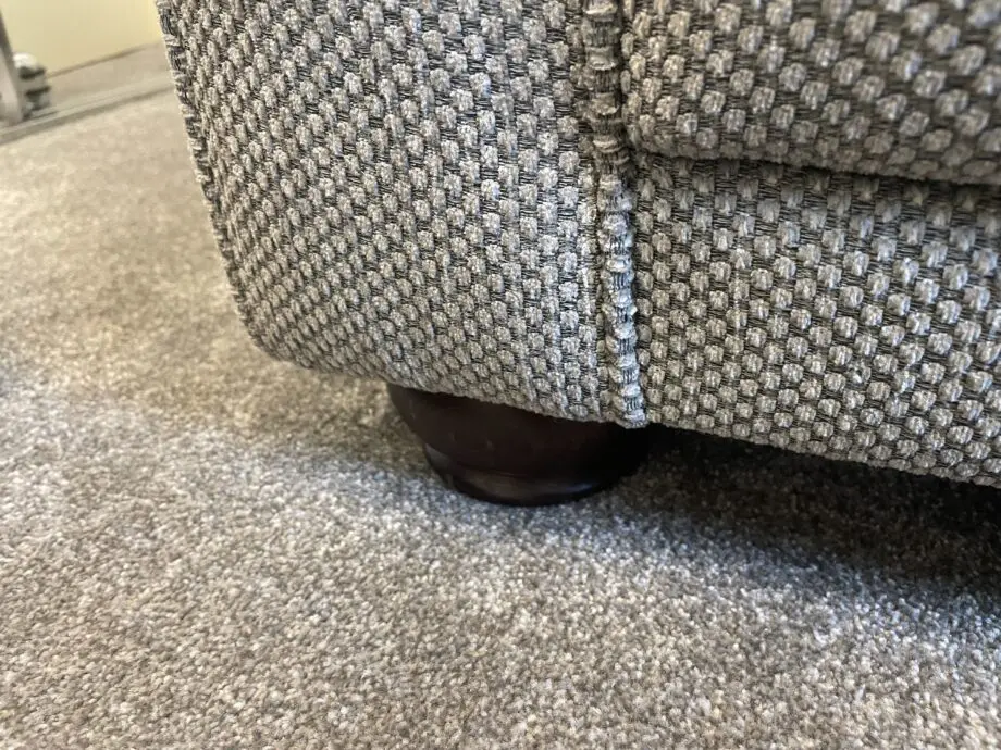 Laura Ashley Grey Sofa & Snuggle Chair