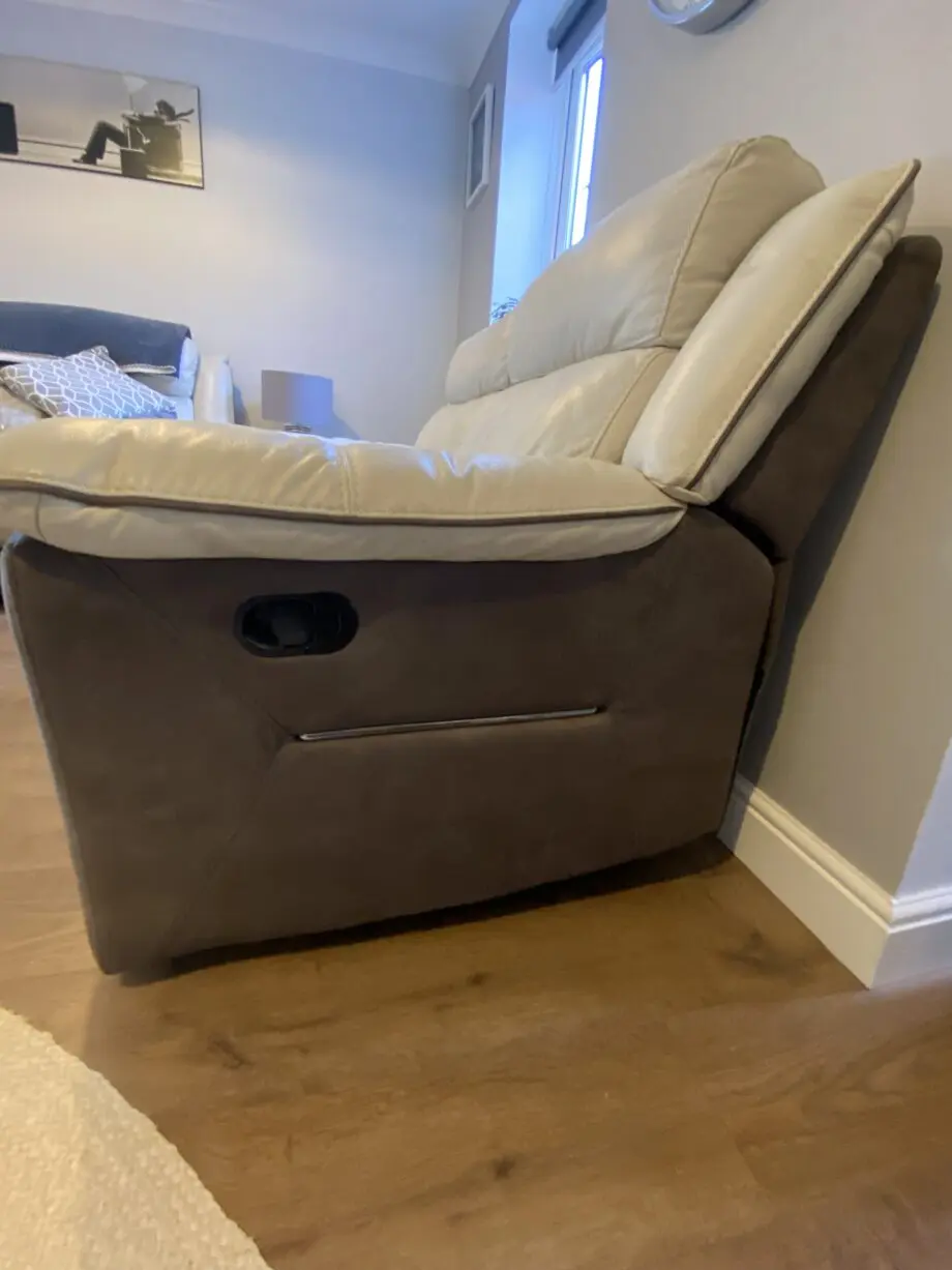 DFS Gosforth 2 & 3 seater leather recliner sofas