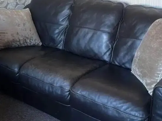 dark brown 3 seater sofa