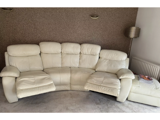 Curve reclining dfs sofa
