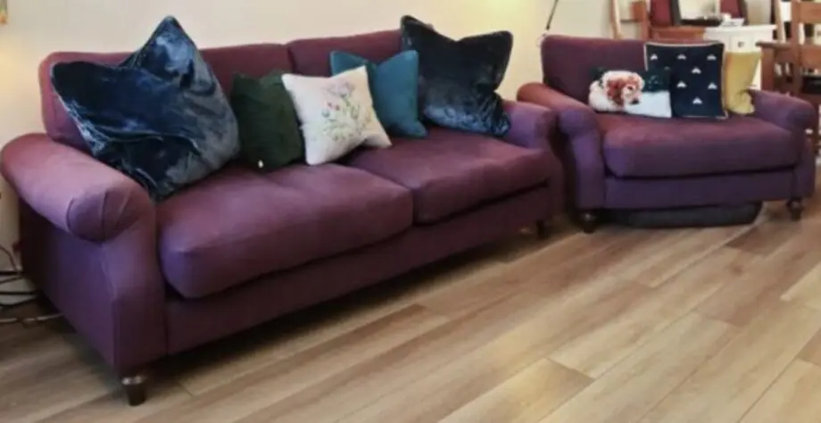 Joules 3 seater settee and cuddle chair