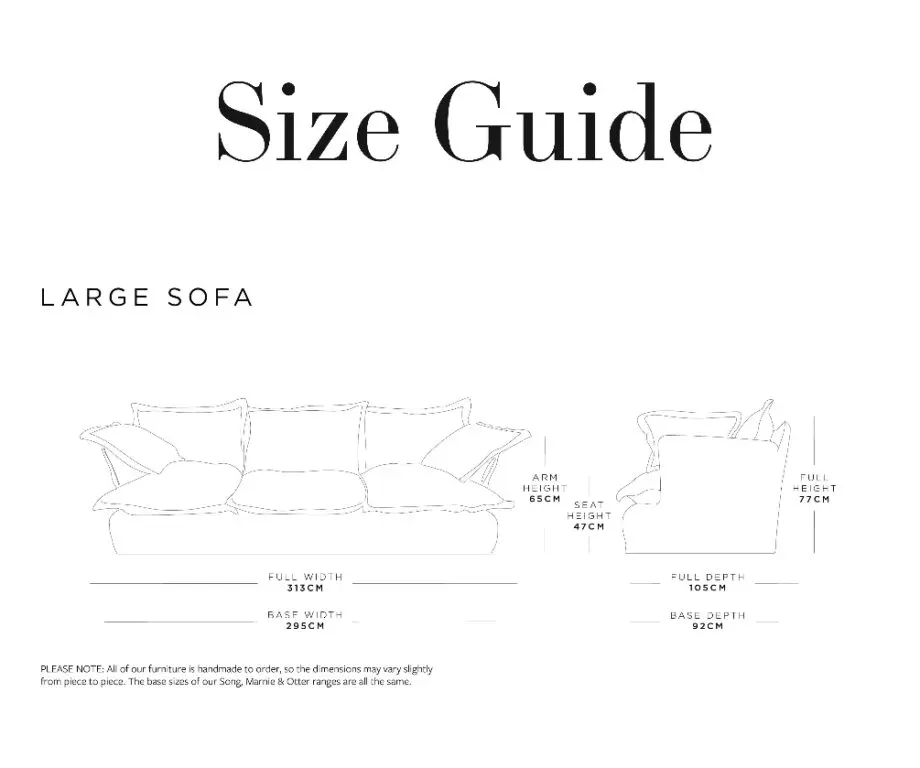 Maker & Son Song Sofa - Granite - Large