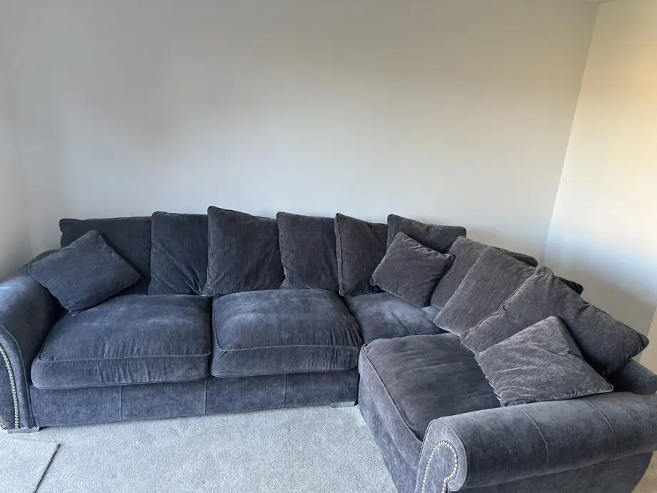Grey corner sofa