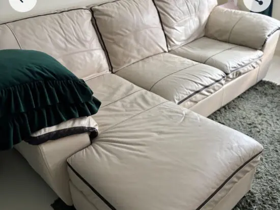 DFS cream soft leather