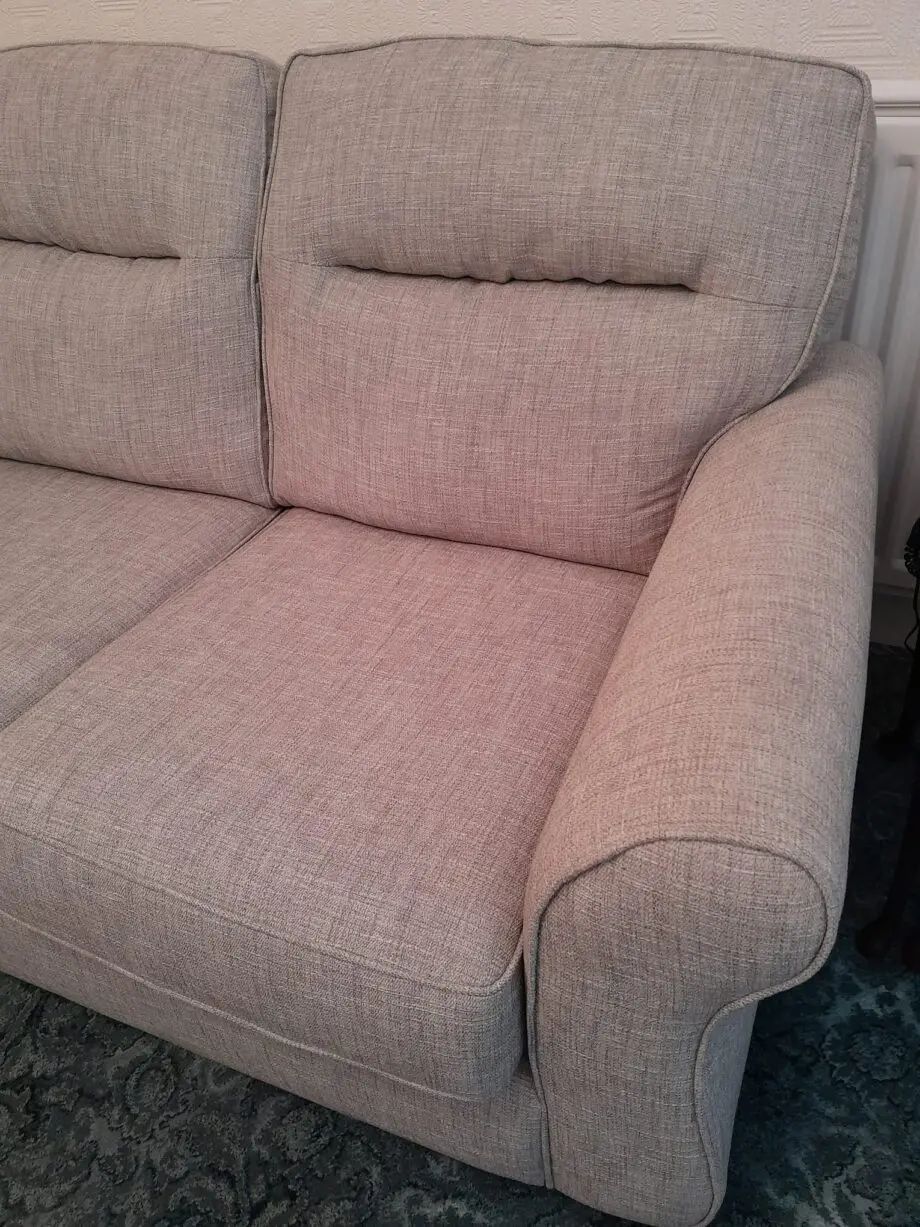 Harvey’s grey 2 seater sofa and 2 x armchairs