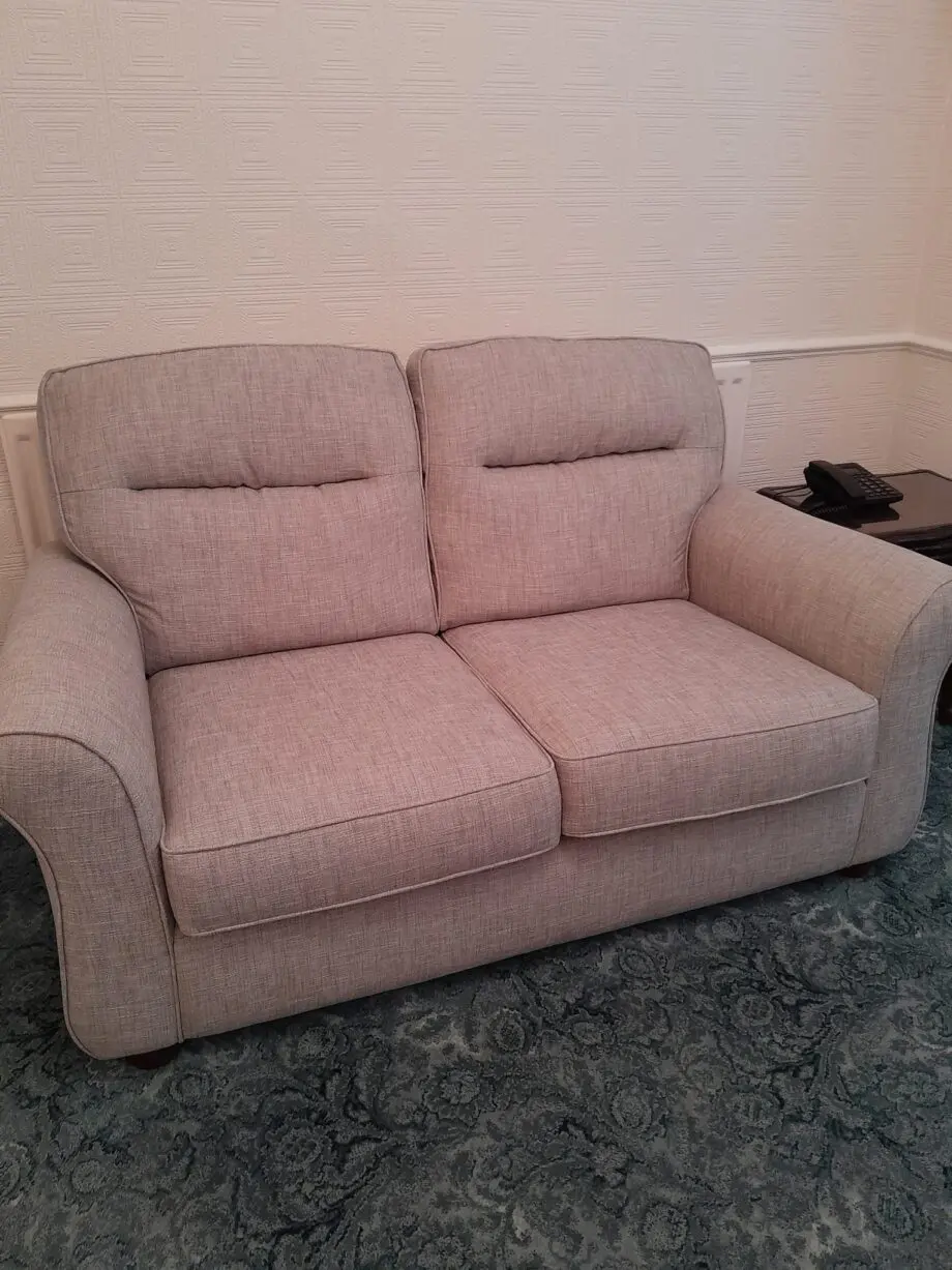 Harvey’s grey 2 seater sofa and 2 x armchairs