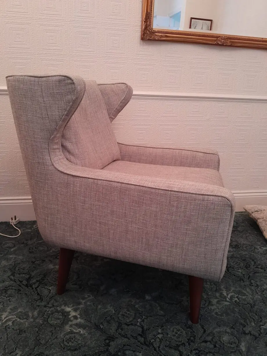 Harvey’s grey 2 seater sofa and 2 x armchairs