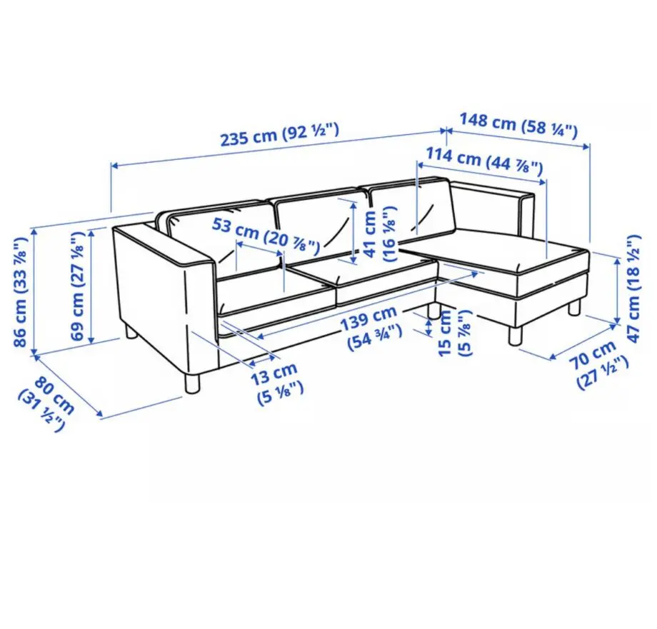 Beige Grey Sofa